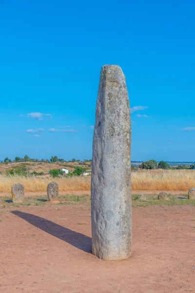 Menires Pedra Cromeleque Xerez Portugal — Fotografia de Stock