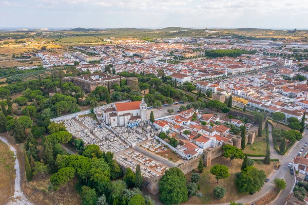 Portekiz, Vila Vicosa 'daki şato manzarası.