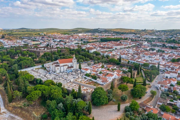 Vista Del Castillo Vila Vicosa Portugal — Foto de Stock