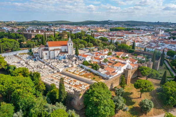 Portekiz, Vila Vicosa 'daki şato manzarası.