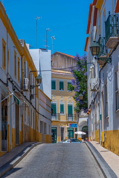 Portekiz 'in Elvas şehrinde dar bir sokak..