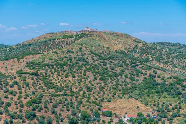 Portekiz kasabası Elvas 'taki zarif leydimizin kalesi..