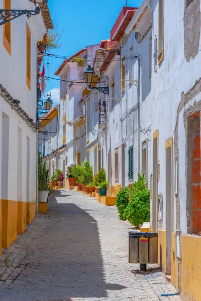 Smal Gata Portugisiska Staden Elvas — Stockfoto