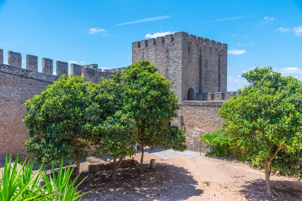 Portekiz, Elvas 'taki şato manzarası.