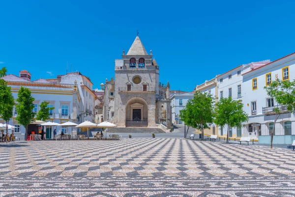Praça Praca Republica Igreja Nossa Senhora Pressuposto Cidade Portuguesa Elvas — Fotografia de Stock