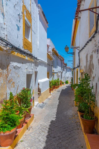 Portekiz 'in Elvas şehrinde dar bir sokak..