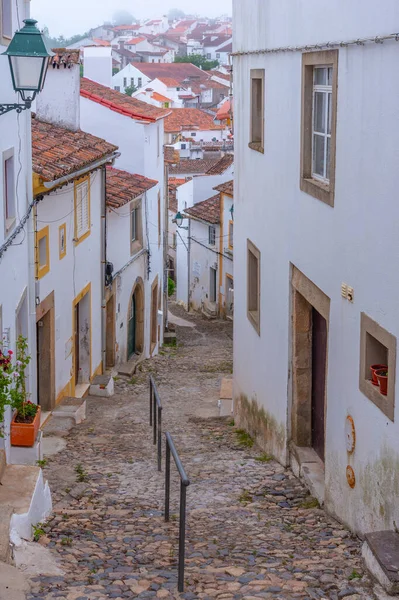 Rue Étroite Dans Vieille Ville Village Portugais Castelo Vide — Photo