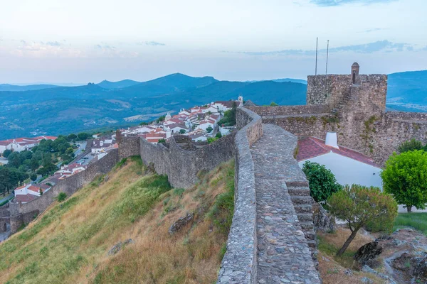 Vista Castelo Aldeia Portuguesa Marvao — Fotografia de Stock