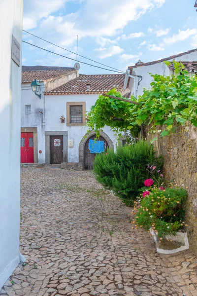 Narrow Street Old Town Portuguese Village Castelo Vide — Stock Photo, Image