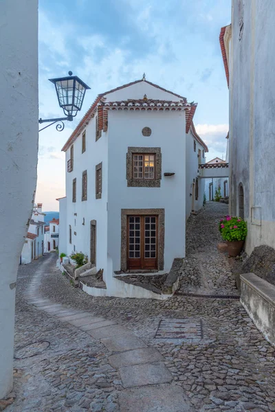 Narrow Street Old Town Portuguese Village Castelo Vide — ストック写真
