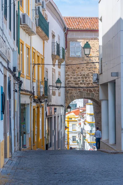 Rue Étroite Dans Ville Portugaise Portalegre — Photo