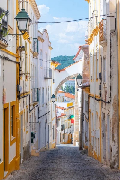 Rue Étroite Dans Ville Portugaise Portalegre — Photo