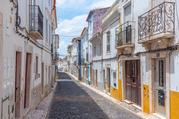 Narrow Street Portuguese Town Estremoz — стоковое фото