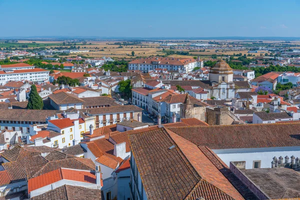 Αεροφωτογραφία Της Πορτογαλικής Πόλης Evora — Φωτογραφία Αρχείου