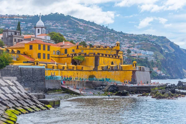 Fort Sao Thiago Dans Ville Portugaise Funchal — Photo