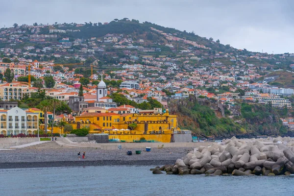 Fort Sao Thiago Dans Ville Portugaise Funchal — Photo