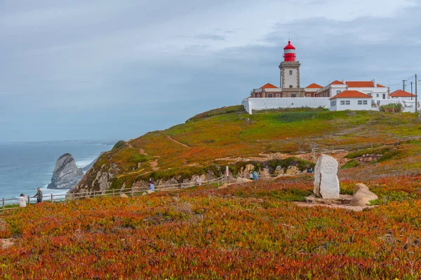 Portekiz Cabo da Roca deniz feneri.