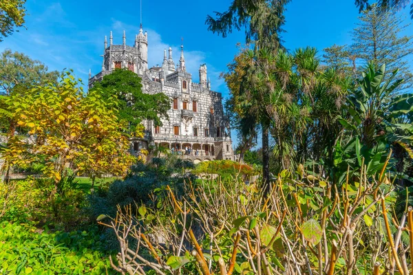 Casa Principal Del Palacio Quinta Regaleira Sintra Portugal — Foto de Stock