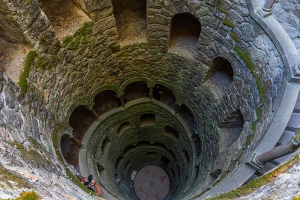View Initiation Well Quinta Regaleira Palace Sintra Portugal — Stock Photo, Image