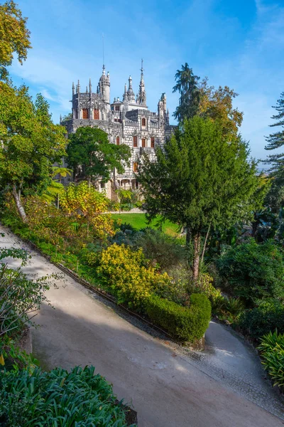 Portekiz Sintra Daki Quinta Regaleira Sarayı Nın Ana Binası — Stok fotoğraf