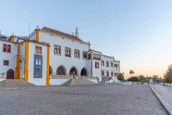 Portekiz, Sintra 'daki ulusal sarayın manzarası.