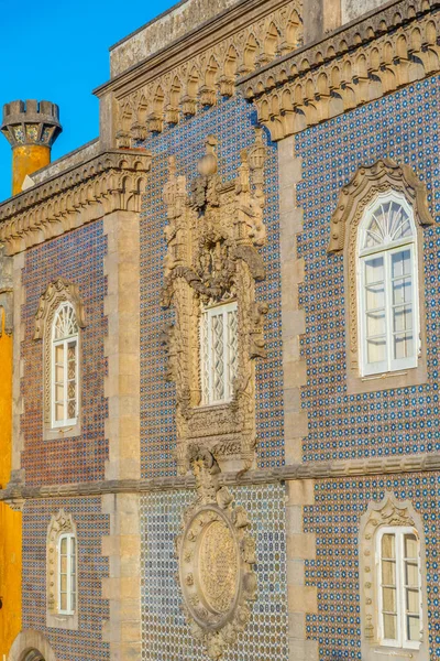 Facade National Palace Pena Sintra Portugal — ストック写真