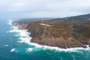 Portekiz Cabo da Roca deniz feneri.