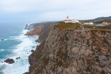 Portekiz Cabo da Roca deniz feneri.
