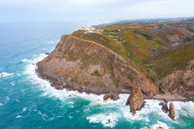 Portekiz Cabo da Roca deniz feneri.