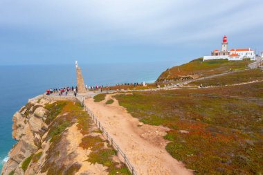 Portekiz Cabo da Roca deniz feneri.