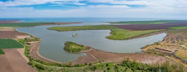 Bulgaristan 'daki arkeoloji kompleksi Durankulak gölündeki kalıntılar