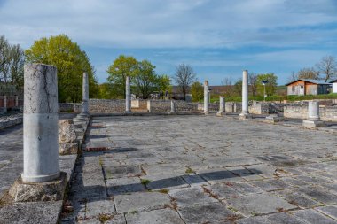 Bulgaristan 'ın Razgrad kenti yakınlarındaki antik Roma kenti Abritus' un kalıntıları