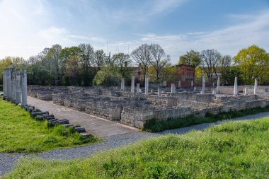 Bulgaristan 'ın Razgrad kenti yakınlarındaki antik Roma kenti Abritus' un kalıntıları