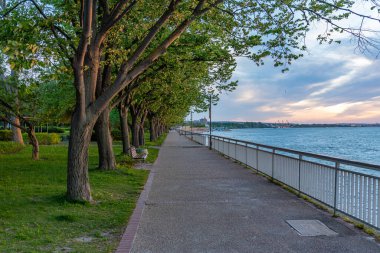 Bulgaristan 'ın Silistra kentindeki Tuna bahçesi