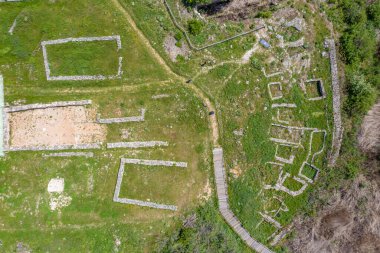 Bulgaristan 'daki arkeoloji kompleksi Durankulak gölündeki kalıntılar