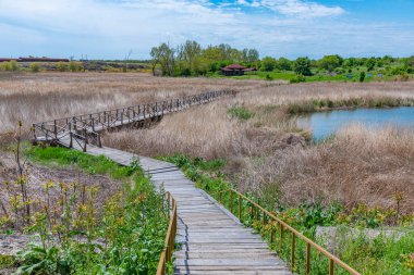 Bulgaristan 'daki Durankulak gölündeki Harabelerin Bilgi Merkezi