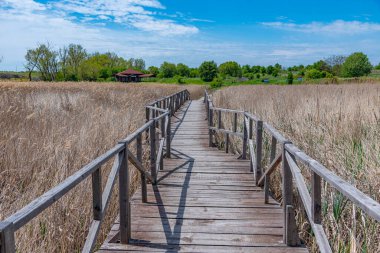 Bulgaristan 'daki Durankulak gölündeki Harabelerin Bilgi Merkezi