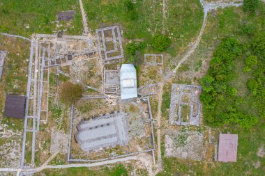 Eski bir Bulgar başkenti olan Veliki Preslav 'ın kalıntıları