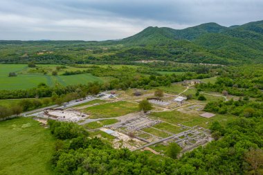 Eski bir Bulgar başkenti olan Veliki Preslav 'ın kalıntıları
