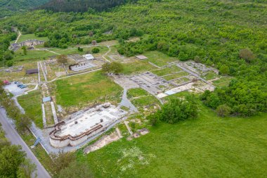 Eski bir Bulgar başkenti olan Veliki Preslav 'ın kalıntıları