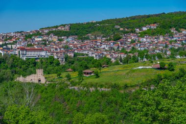 Bulgaristan 'ın Veliko Tarnovo kentindeki Trapezitsa kalesi