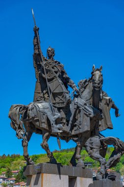 Bulgaristan 'ın Veliko Tarnovo kentindeki Asenevtsi heykeli