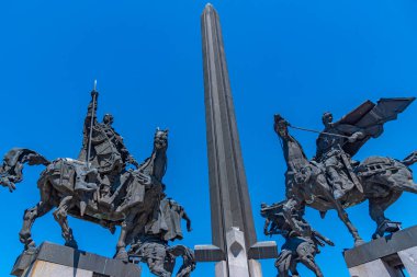 Bulgaristan 'ın Veliko Tarnovo kentindeki Asenevtsi heykeli