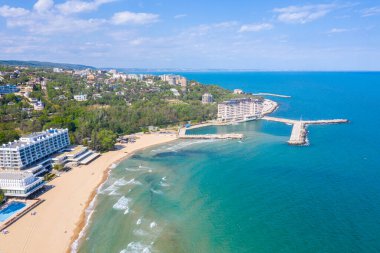 Bulgaristan 'ın Varna kenti yakınlarındaki Saint Konstantine ve Elena plajında
