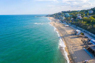 Bulgaristan 'ın Varna kenti yakınlarındaki Kabakum plajı