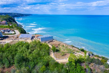 Bulgaristan 'ın Cape St. Atanas kentindeki Geç Antik Kale