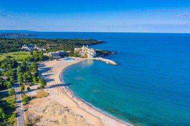 Bulgaristan 'daki Dyuni tatil beldesinin havadan görüntüsü