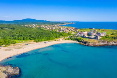 Bulgaristan 'daki Butamyata plajının hava manzarası