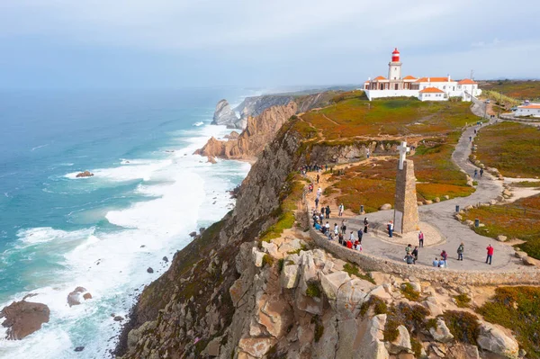 Portekiz Cabo da Roca deniz feneri.