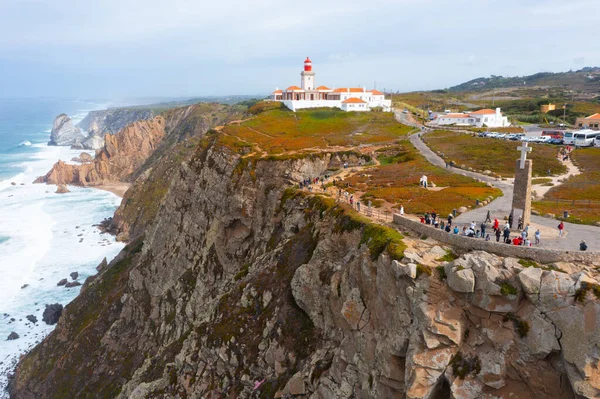 Portekiz Cabo da Roca deniz feneri.